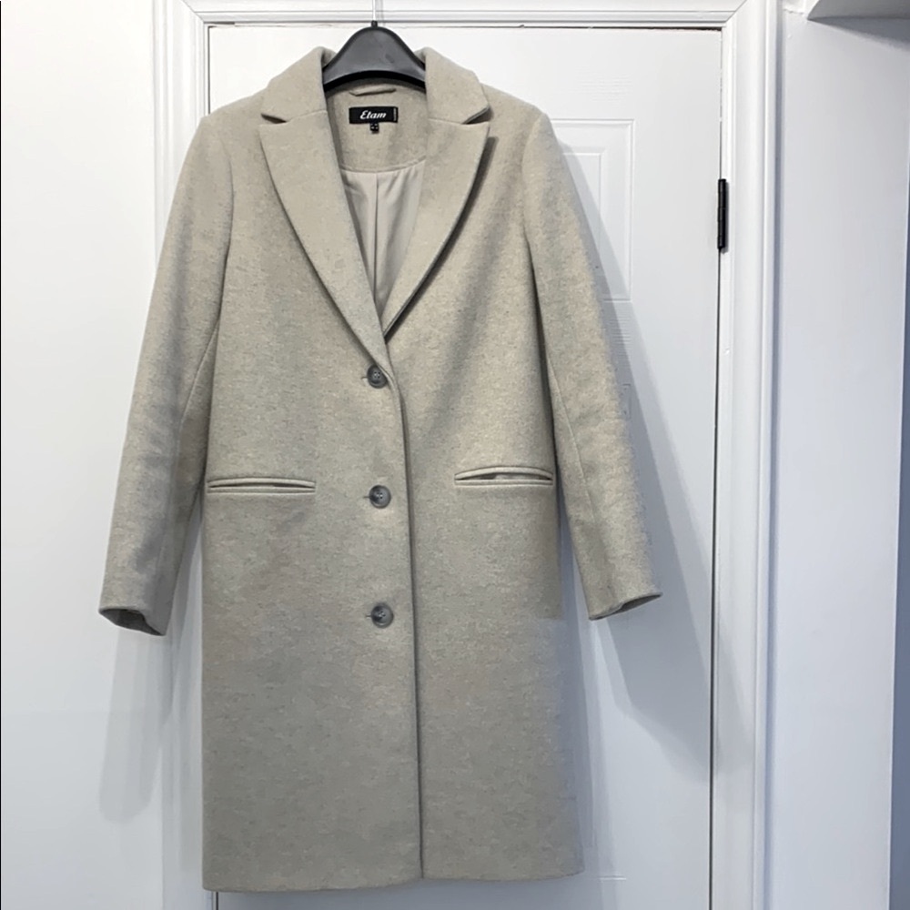 Classic grey Cream Coat
